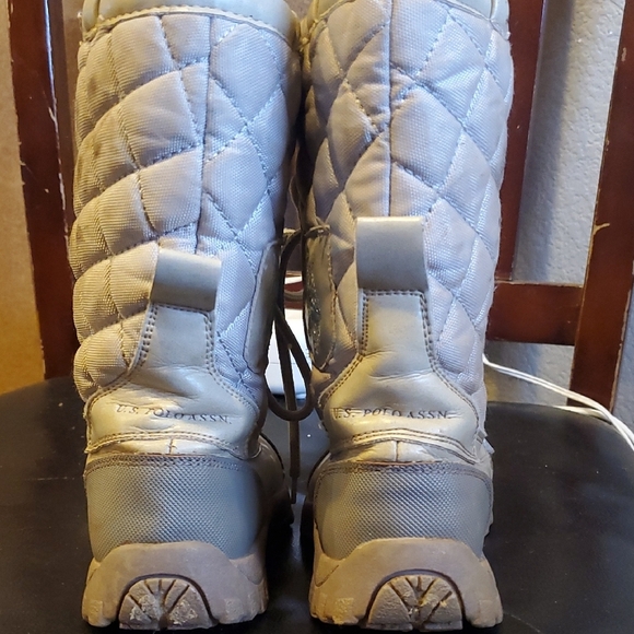 Polo by Ralph Lauren Tan Boots with Rugged High-Top Design - Picture 3 of 8